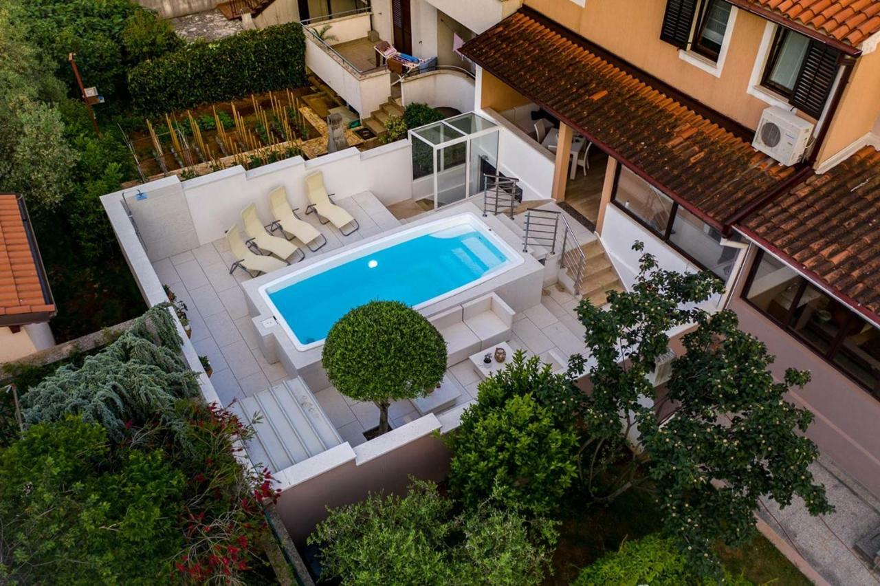 Cave Romane Apartment With Private Pool And Sea View Vinkuran Exterior foto